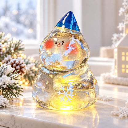 Nestqivo® Christmas Snowman Light-Up Holiday Tabletop Decor