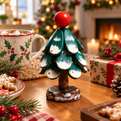 Nestqivo® Christmas Tree Trivet – Festive Holiday Heat-Resistant Table Mat
