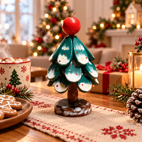 Nestqivo® Christmas Tree Trivet – Festive Holiday Heat-Resistant Table Mat